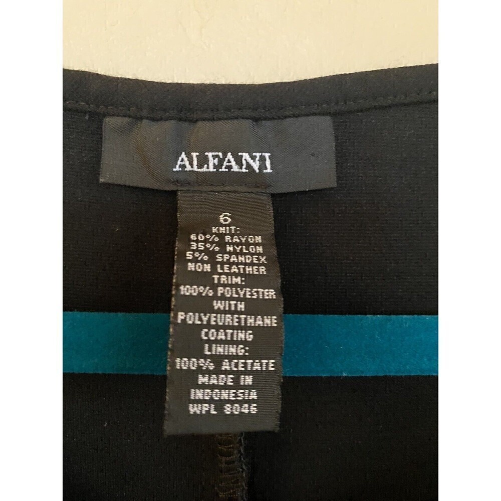Alfa Size:6 Black Sleeveless Dress - Picture 4 of 4